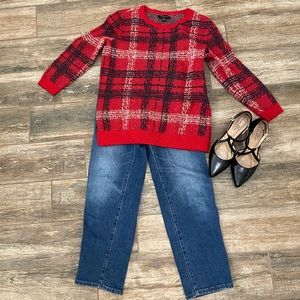 SOLD 3 for $20 Ann Taylor Plaid Wool Sweater